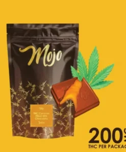 Mojo Chocolates – Caramel Filled Milk Chocolate (Indica) – 200mg