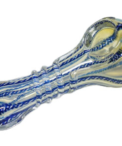 4" Inline Heavy Hand Pipe - Blue