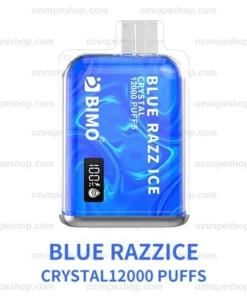BIMO Crystal 12k Puffs- Blue Razz Ice