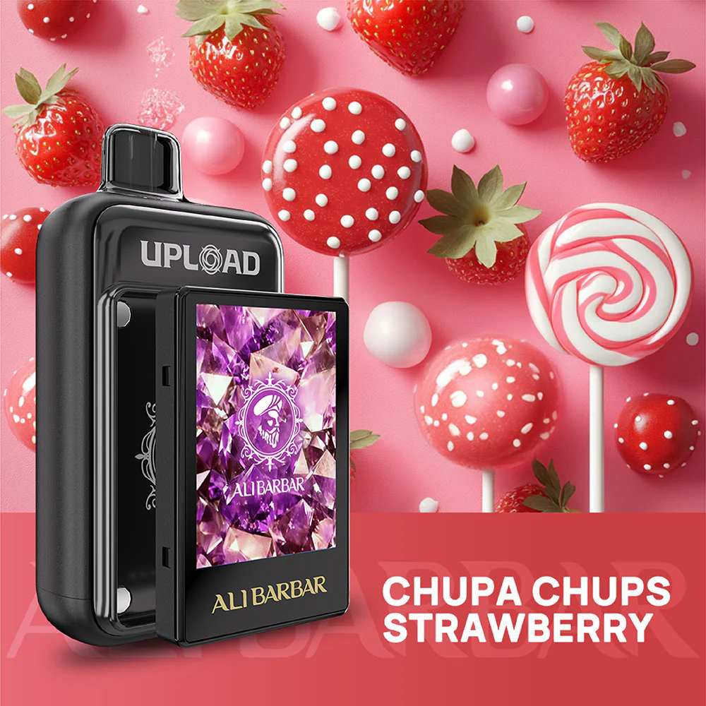 ALIBARBAR UPLOAD 25000 PUFFS – Chuppa Chupps Strawberry