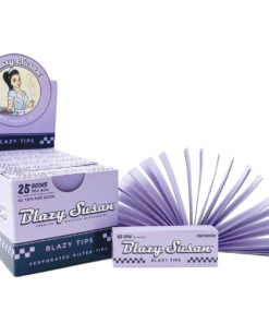 Blazy Susan Perforated Filter Tips - Purple