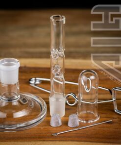 The 18mm Quartz Cap by The Rogue Wax Works (Flame Powered Extraction Device)