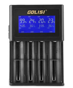 Golisi S4 Smart Charger with LCD Screen (4 Bay)