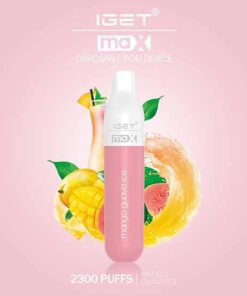 iGET MAX VAPE 2300 PUFF – MANGO GUAVA ICE