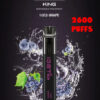 iGET KING VAPE 2600 PUFF – ICED GRAPE
