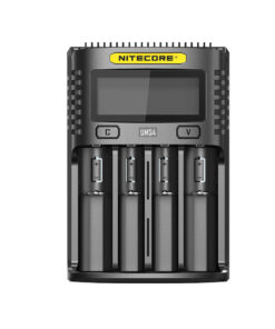 Nitecore UMS4 4-slot Quick Chargers with LCD Screen