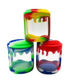 Silicone and Glass Container - Rasta
