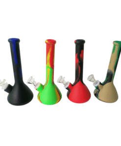 8" Silicone Beaker w/ Glass Bowl