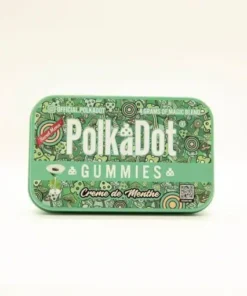Polkadot Creme de Menthe Gummies