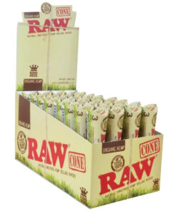 RAW Pre Rolled Cones - Organic Hemp King Size - 3/pack