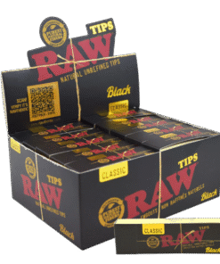 RAW Classic Filter Tips - Black Classic