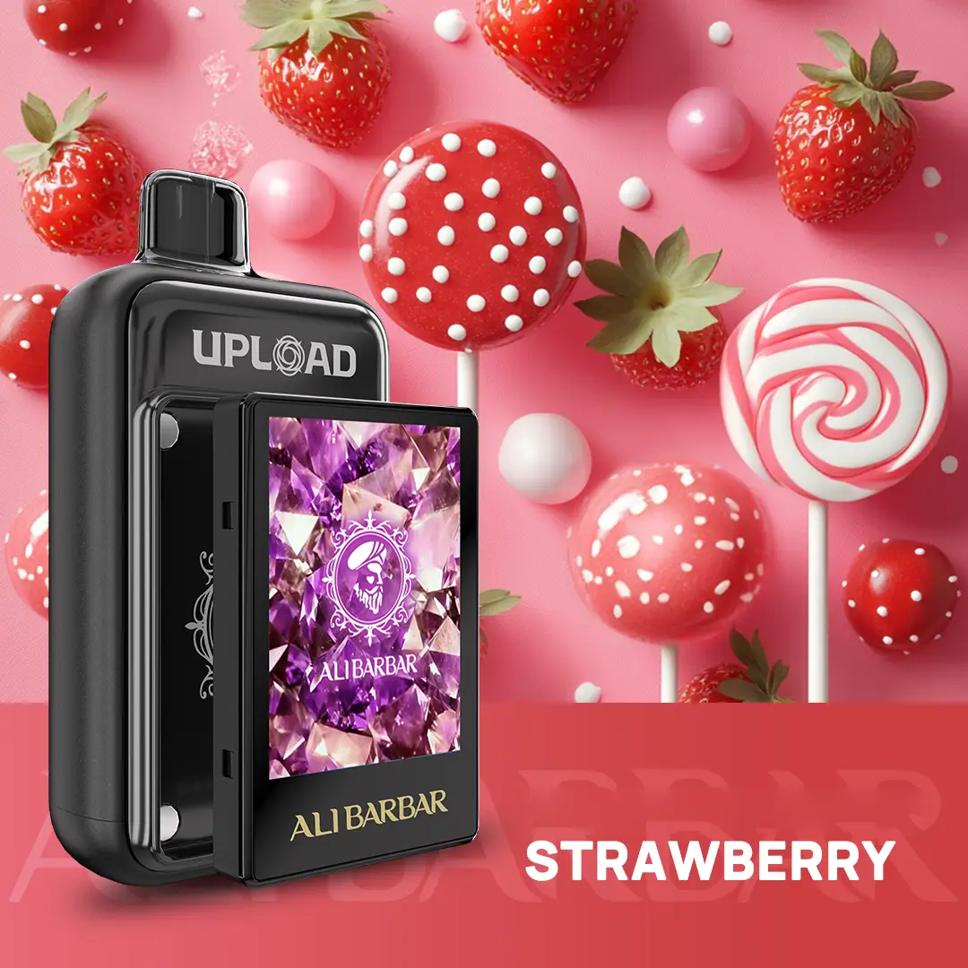 ALIBARBAR UPLOAD 25000 PUFFS – Strawberry Ice