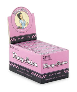 Blazy Susan Perforated Filter Tips - Pink