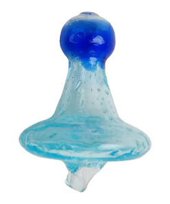 Directional Flow UV Glass Carb Cap Glow - Dark Blue