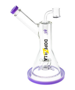 10" Dopezilla Basilisk Dab Rig - Milky Purple