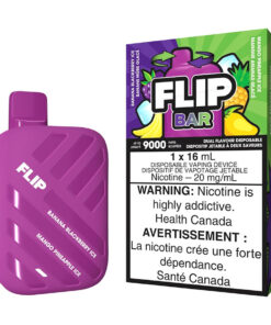 Flip Bar Disposable Vape Device - Banana Blackberry Ice And Mango Pineapple Ice