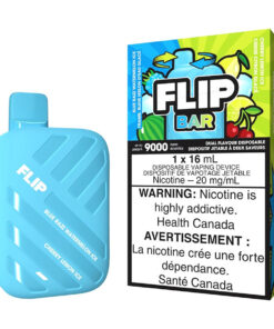 Flip Bar Disposable Vape Device - Blue Razz Watermelon Ice And Cherry Lemon Ice