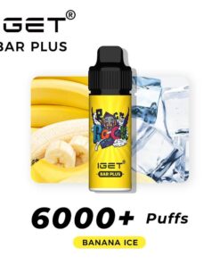 iGET BAR PLUS VAPE 6000 PUFF – BANANA ICE