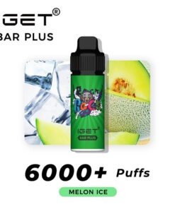 iGET BAR PLUS VAPE 6000 PUFF – MELON ICE