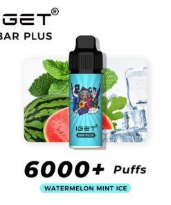 iGET BAR PLUS VAPE 6000 PUFF – WATERMELON MINT ICE