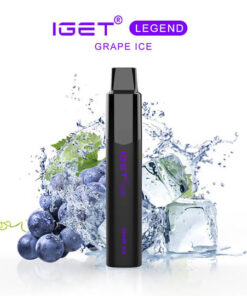 iGET LEGEND VAPE 4000 PUFF – GRAPE ICE