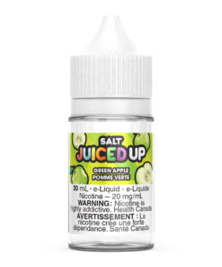 Juiced Up Salt-Nic E-Liquid - Green Apple 30ml