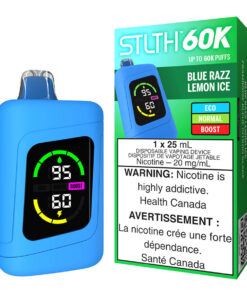 STLTH 60K Disposable Vape Device - Blue Razz Lemon Ice