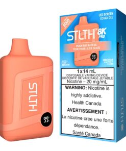STLTH 8K Pro Disposable Vape Device - Peach Blue Razz Ice