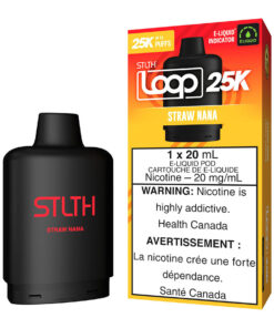 STLTH Loop 25K E-Liquid Pod Pack - Straw Nana