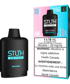 STLTH Switch E-Liquid Pod Pack - Blue Razz And Juicy Peach