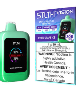 STLTH Vision Disposable Vape Device - White Grape Ice